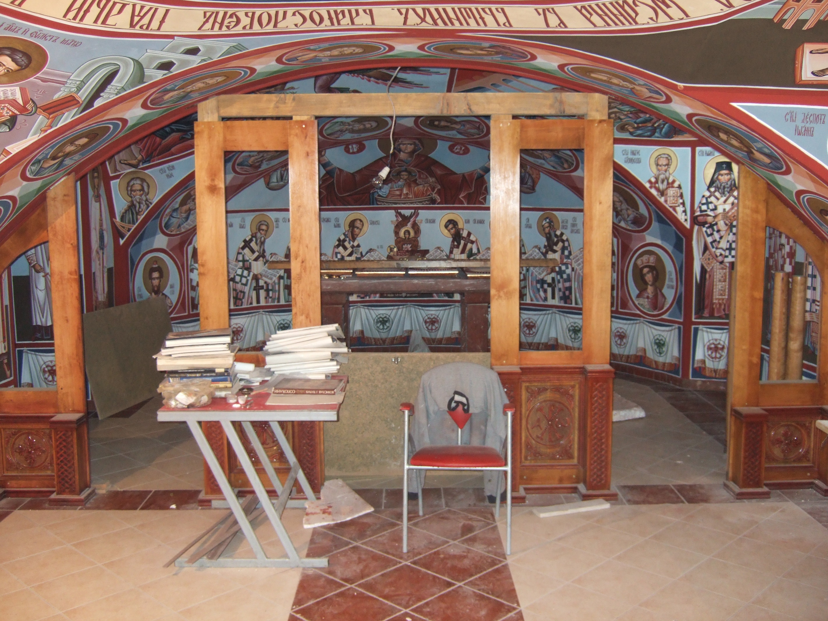 Уређење капеле Светог Јована Златоустог у Манастиру Кувеждин 2010. године